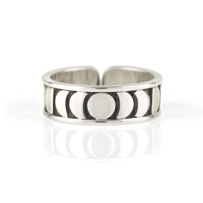 MOON PHASE MIDI / TOE RING - SILVER__default