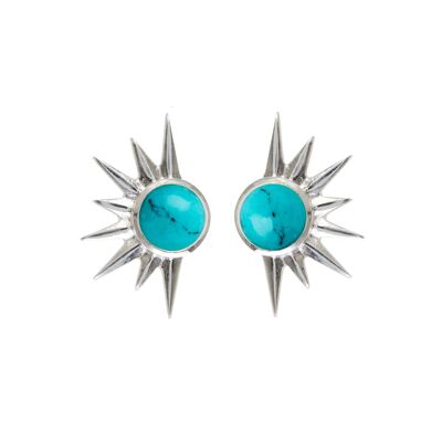 TOTAL ECLIPSE STUD EARRINGS - TURQUOISE__default
