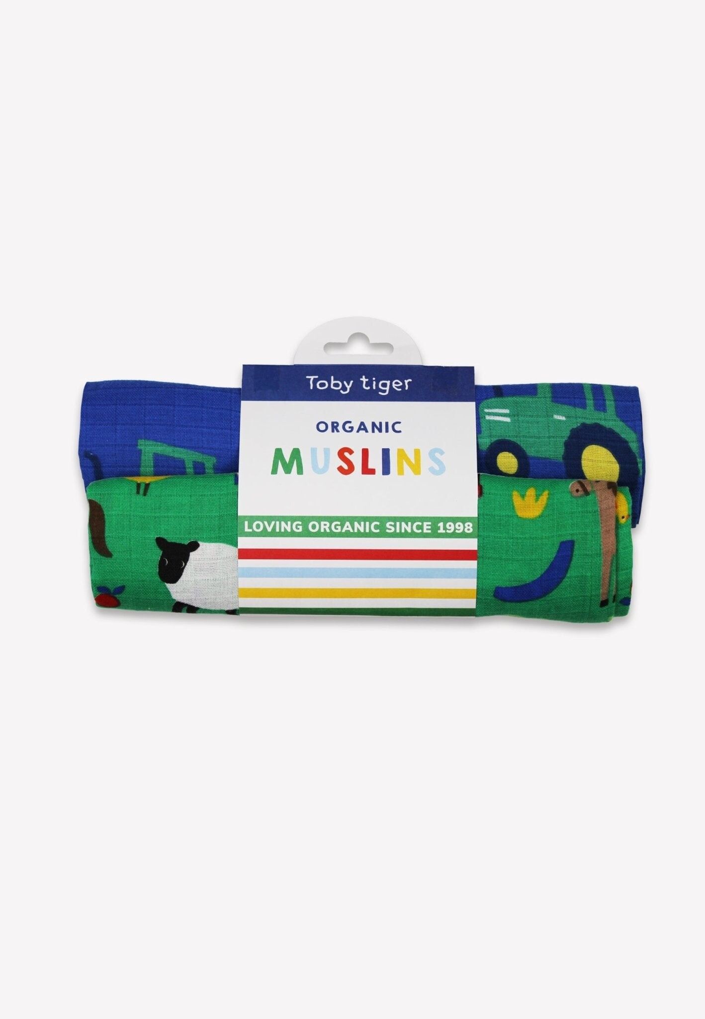 Mussole Organic Hillside Print 2 confezioni