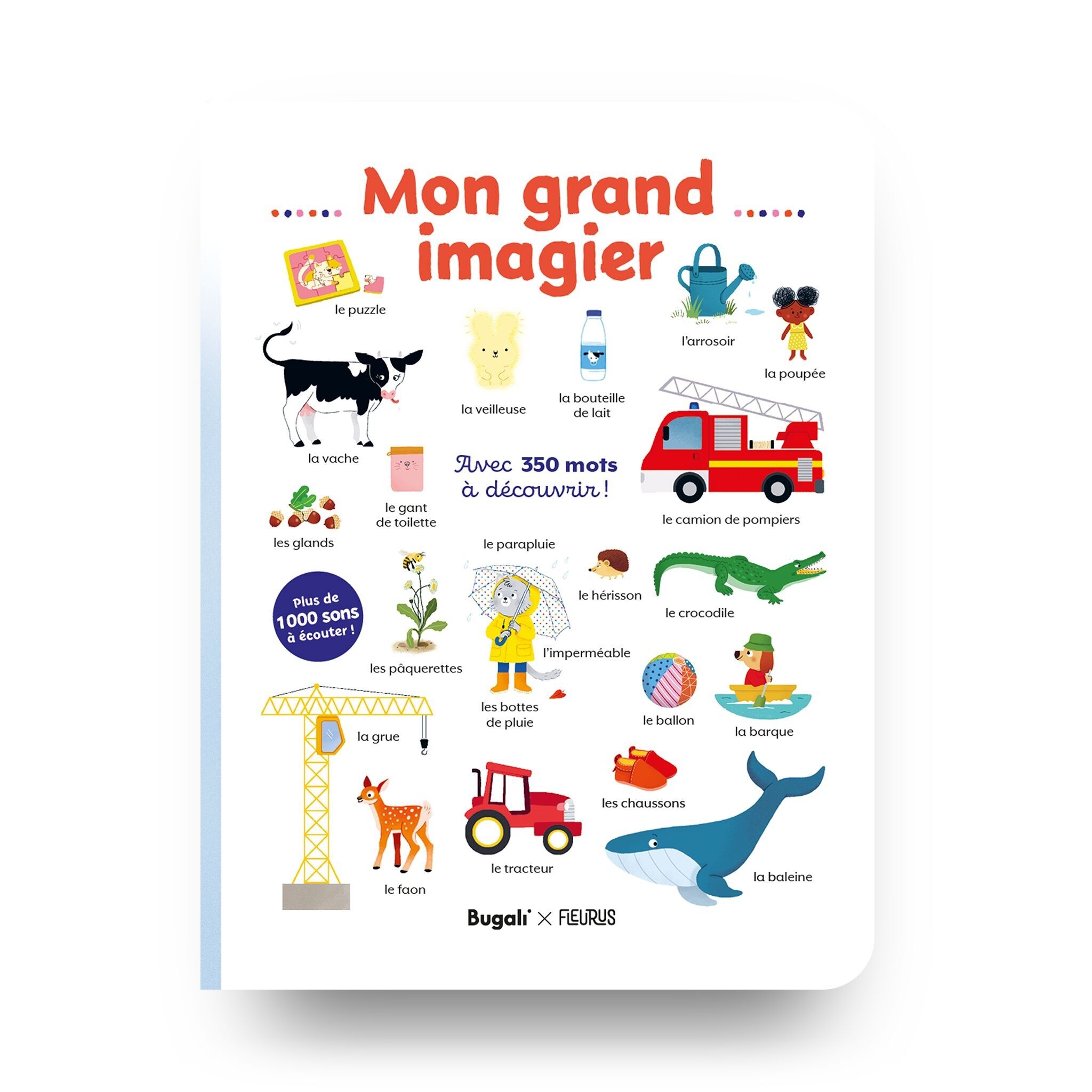 Livre interactif - Mon grand imagier - Bugali X Fleurus  (3+)