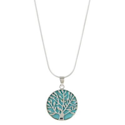 TREE OF LIFE HEALING NECKLACE - TURQUOISE__default