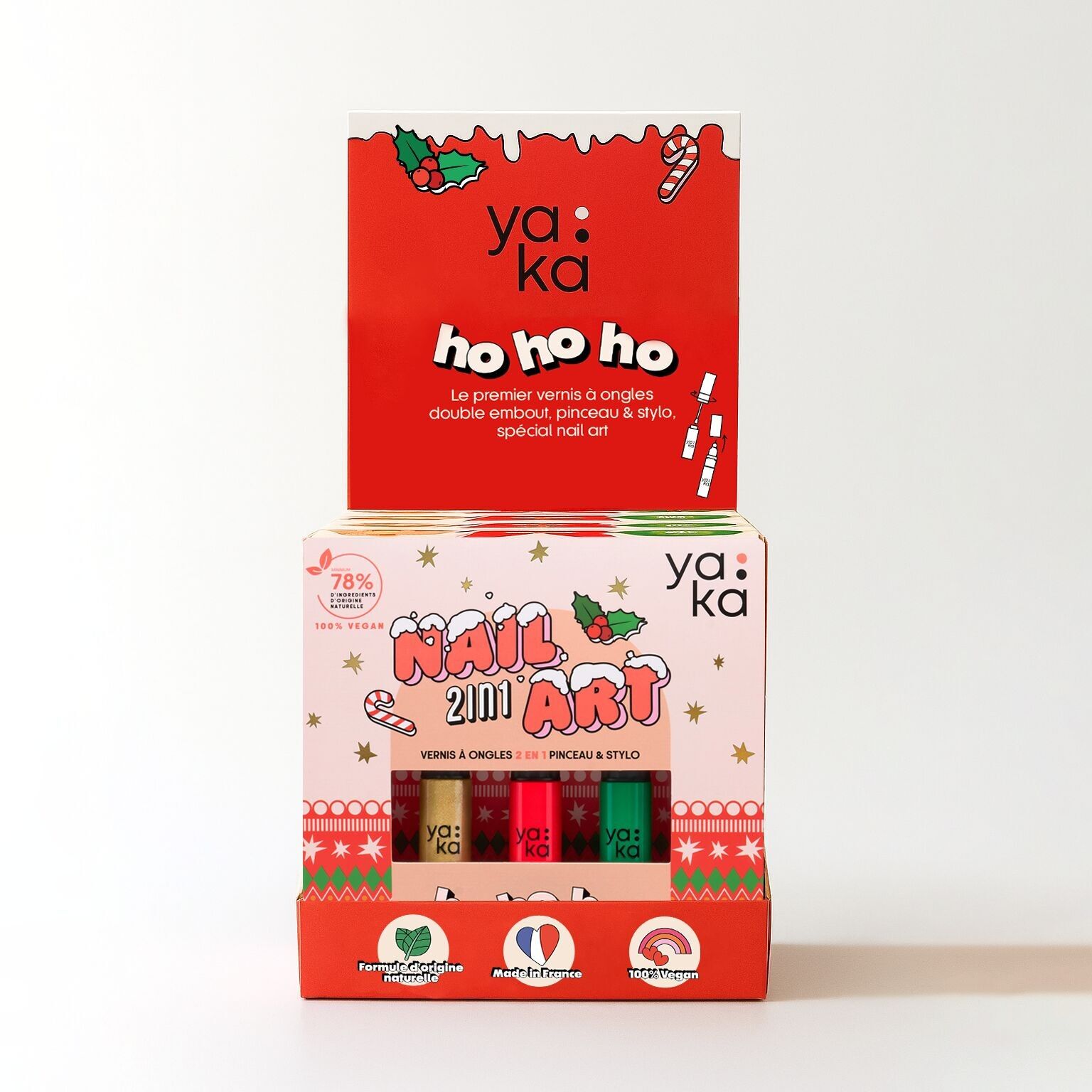 Christmas box set - Nail art nail polish - HOHOHO (limited edition)