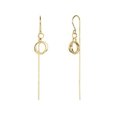 TOTAL ECLIPSE THREADER EARRINGS - GOLD__default