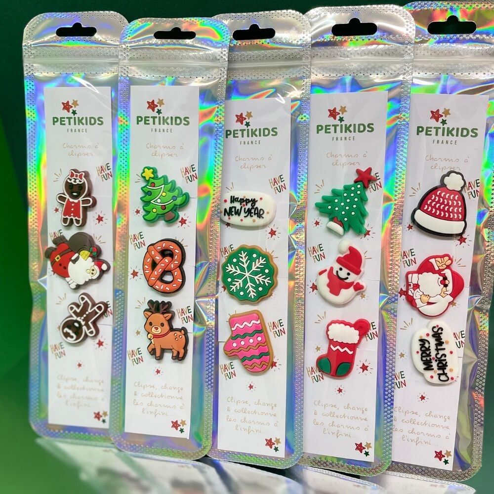 🌟 Confezione da 3 ciondoli a clip - giocattoli creativi per bambini/adolescenti/adulti/kit creativi - regali di Natale per bambini