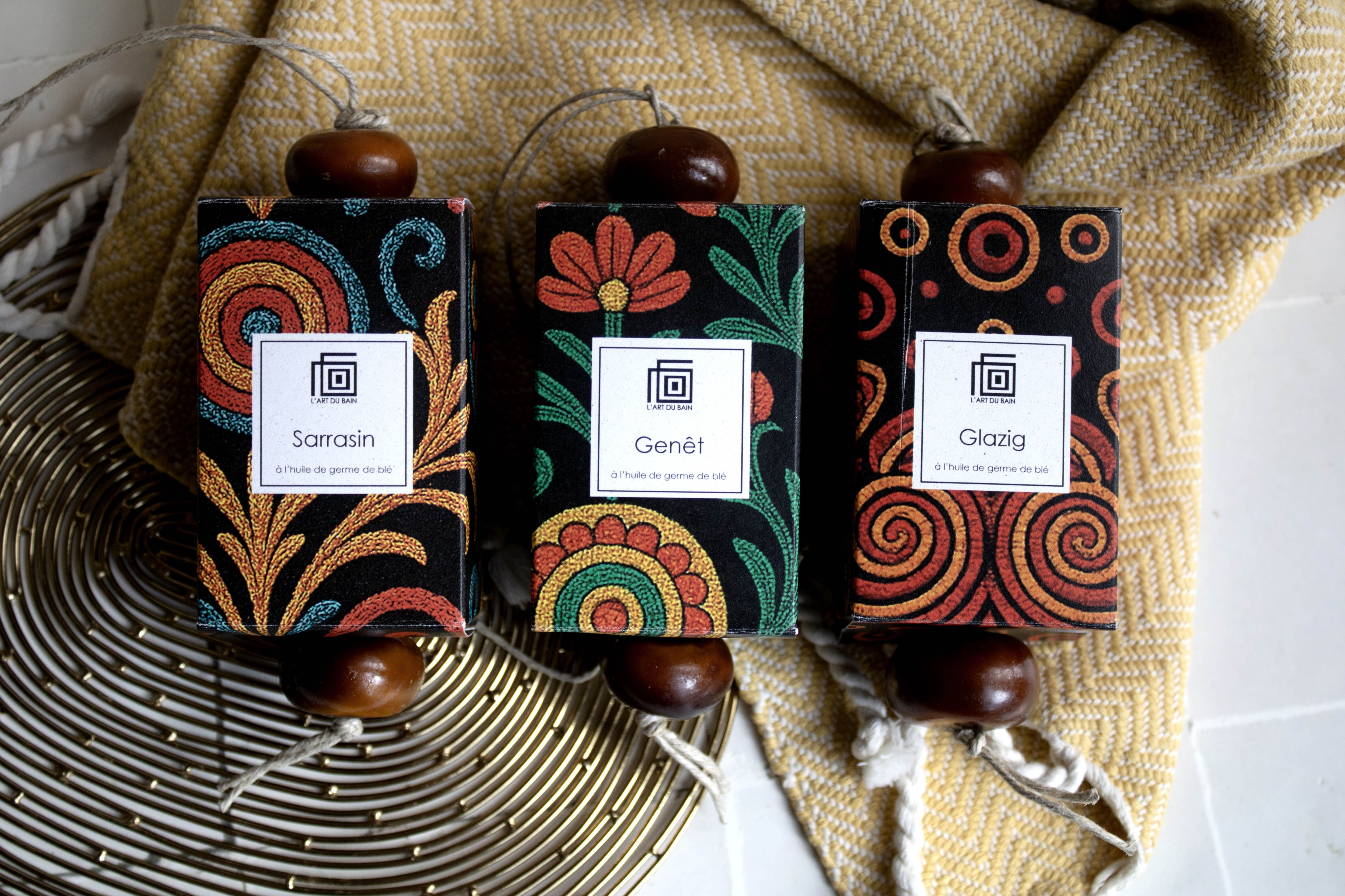 Soap on rope box Brittany