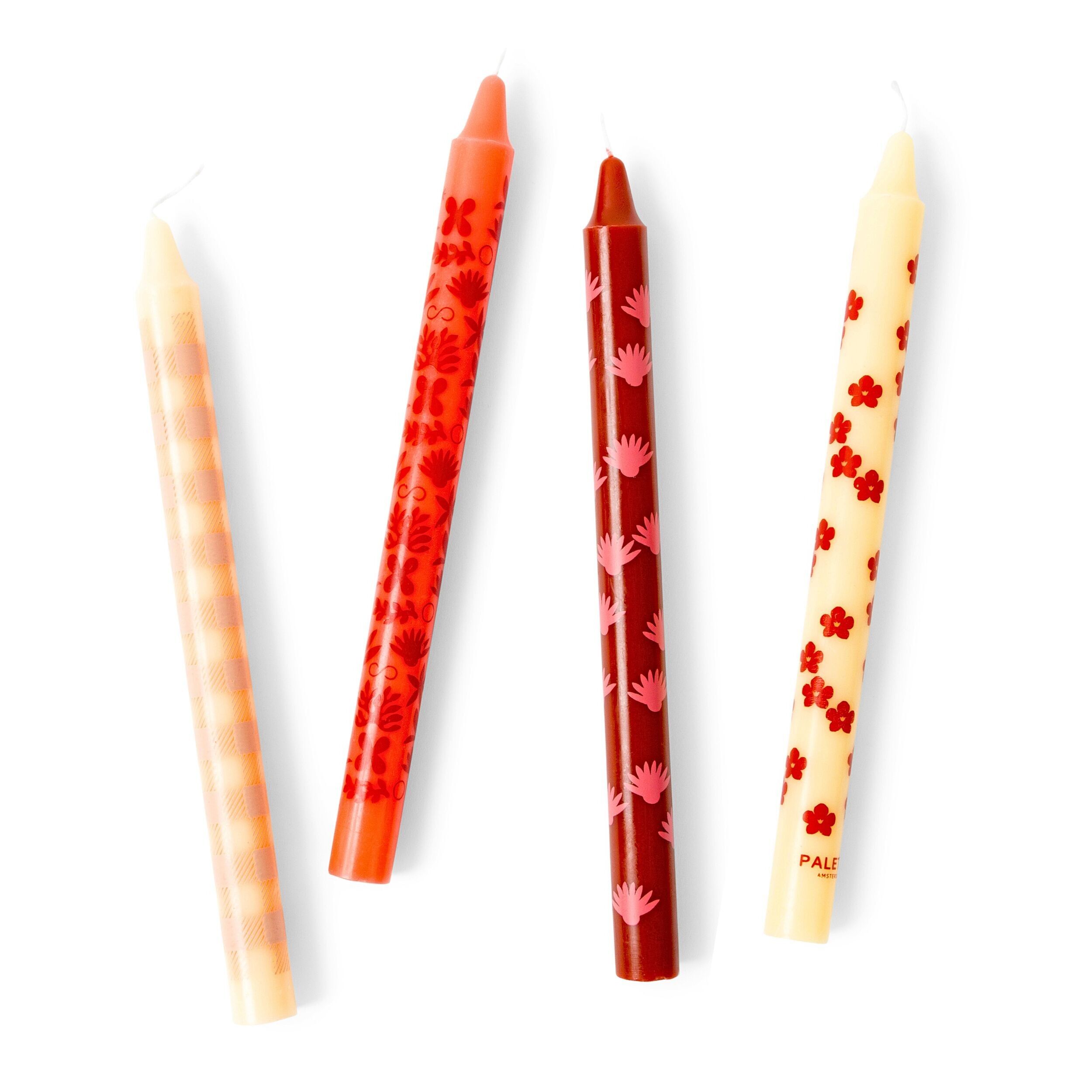 Candele da cena di design - Set da 4 - Lush Velvet