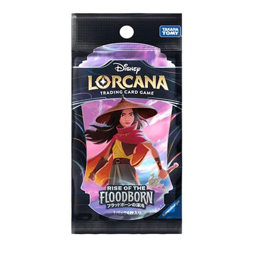 Pack Booster Disney Lorcana Rise of the Floodborn (6 cartes) (japonais)