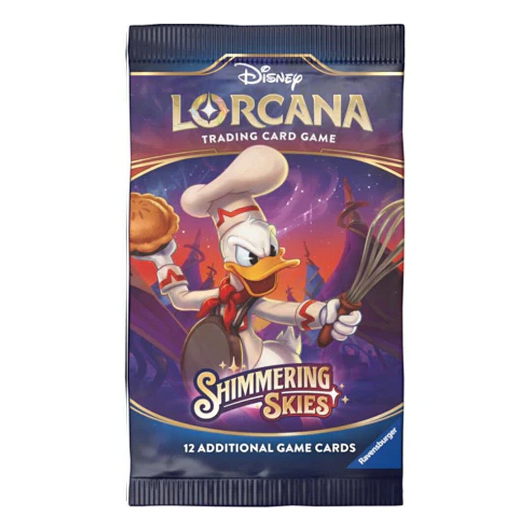 Pack Booster Disney Lorcana Shimmering Skies (12 cartes) (ANGLAIS)