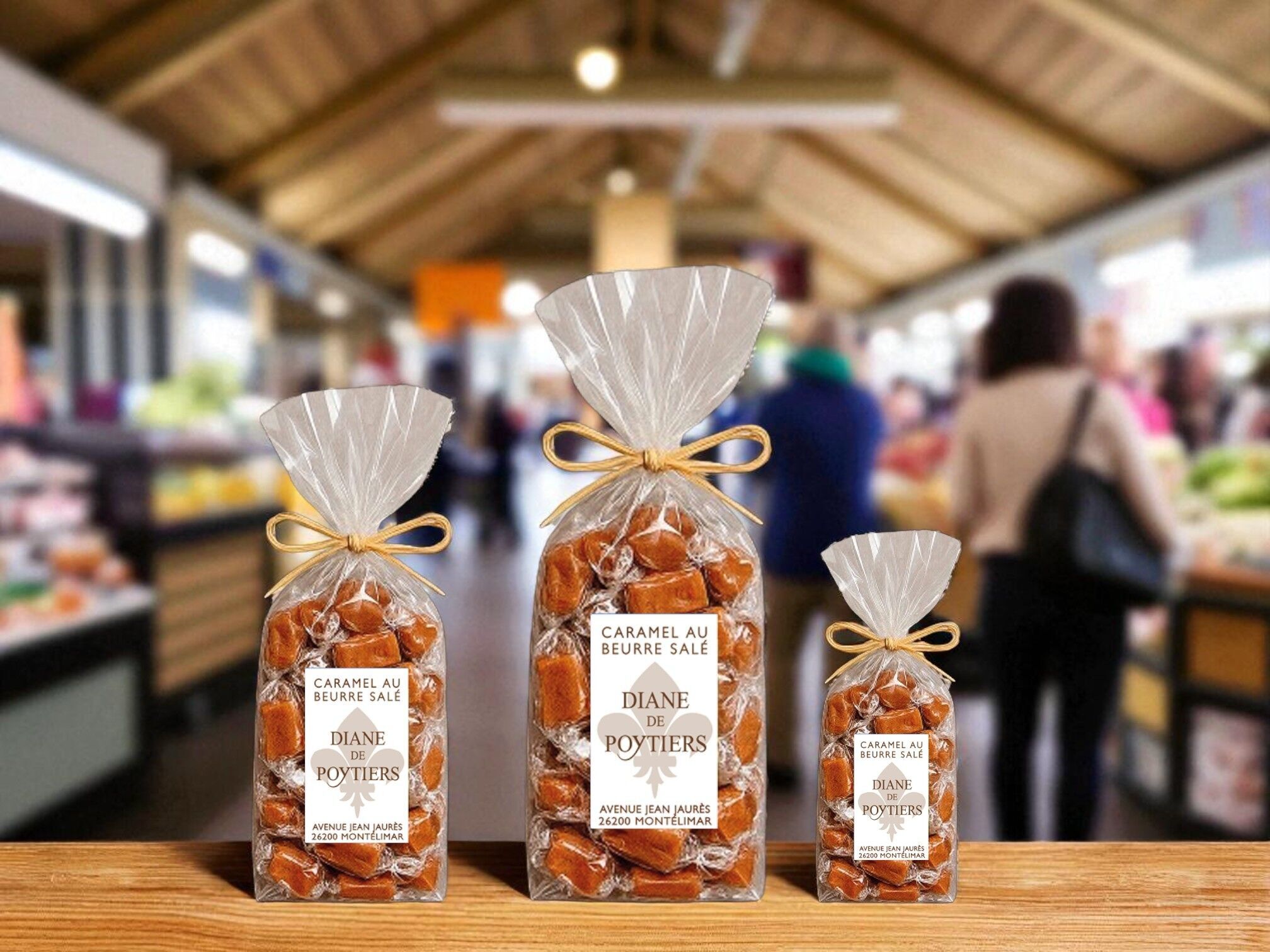 Traditional salted butter caramel 500g bag