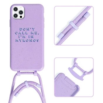 Coque iPhone Modular Rope, Violet, Mykonos__iPhone XR 5