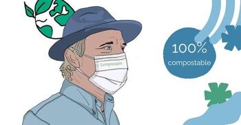 Masque facial compostable | 25 masques écologiques 3