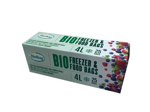 4L Food & Freezer Bags | 1 roll of 25 bags
