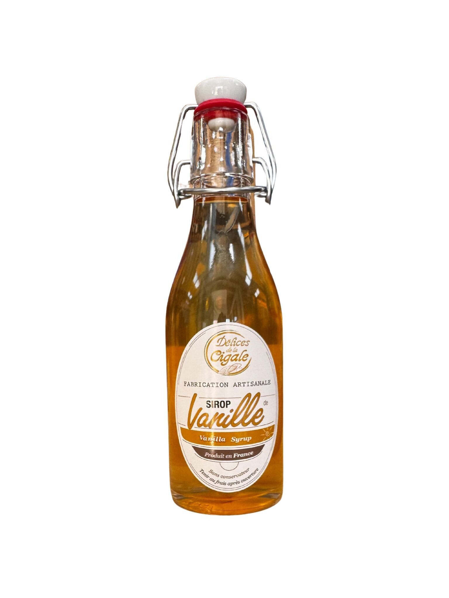 Sciroppo artigianale alla vaniglia 25 cl - Prodotto nel sud della Francia