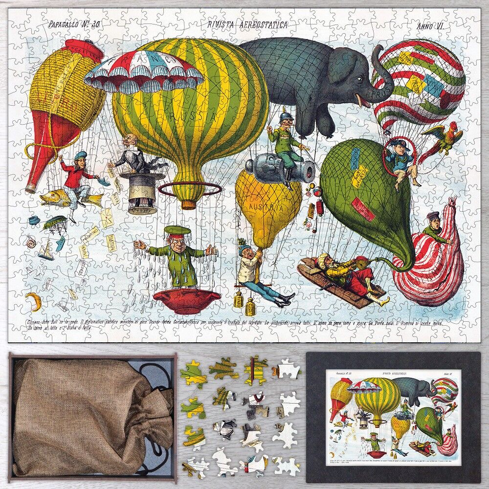 Wooden puzzle for adults - Aerostatic Magazine
