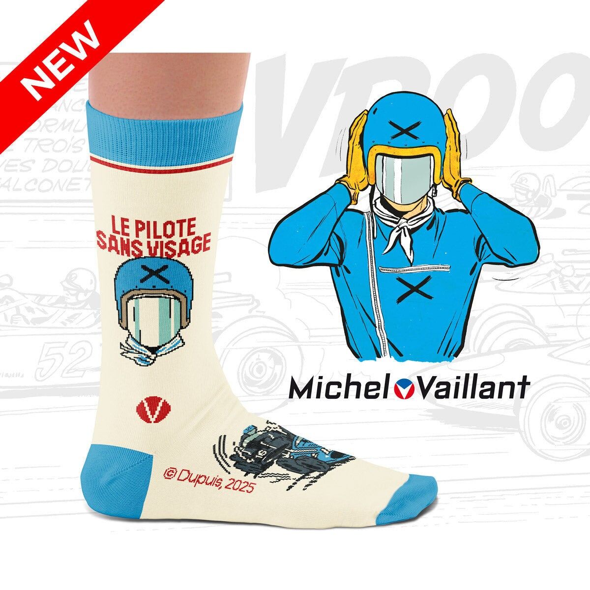 Michel Vaillant - Le Pilote Sans Visage Calcetines