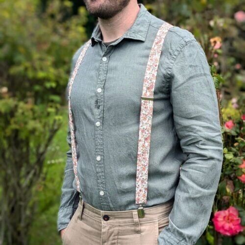 Bretelles adultes coton poétique