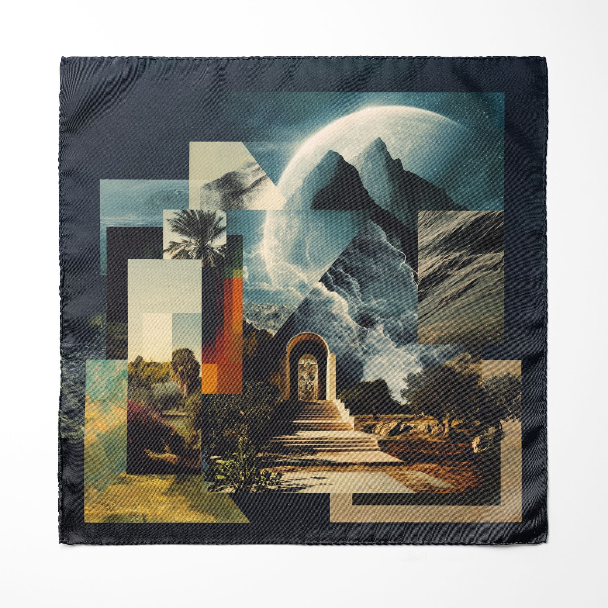 FAZZOLETTO DA TASCHINO IN SETA PORTALIS