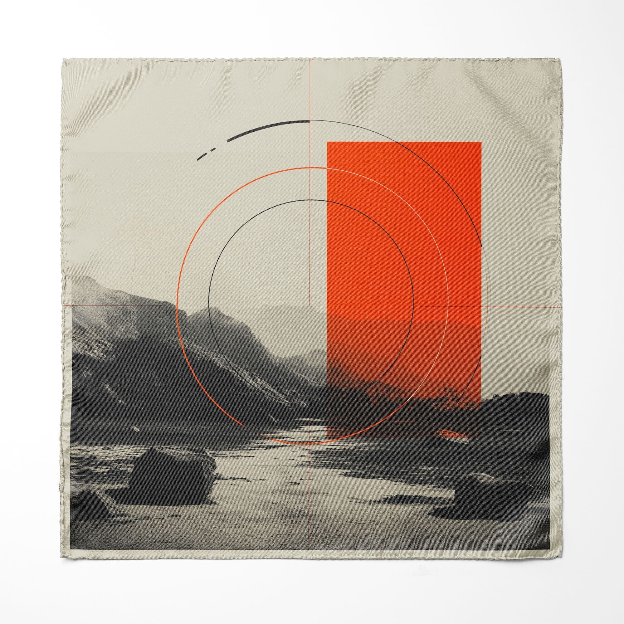 Fazzoletto da taschino in seta HORIZEN