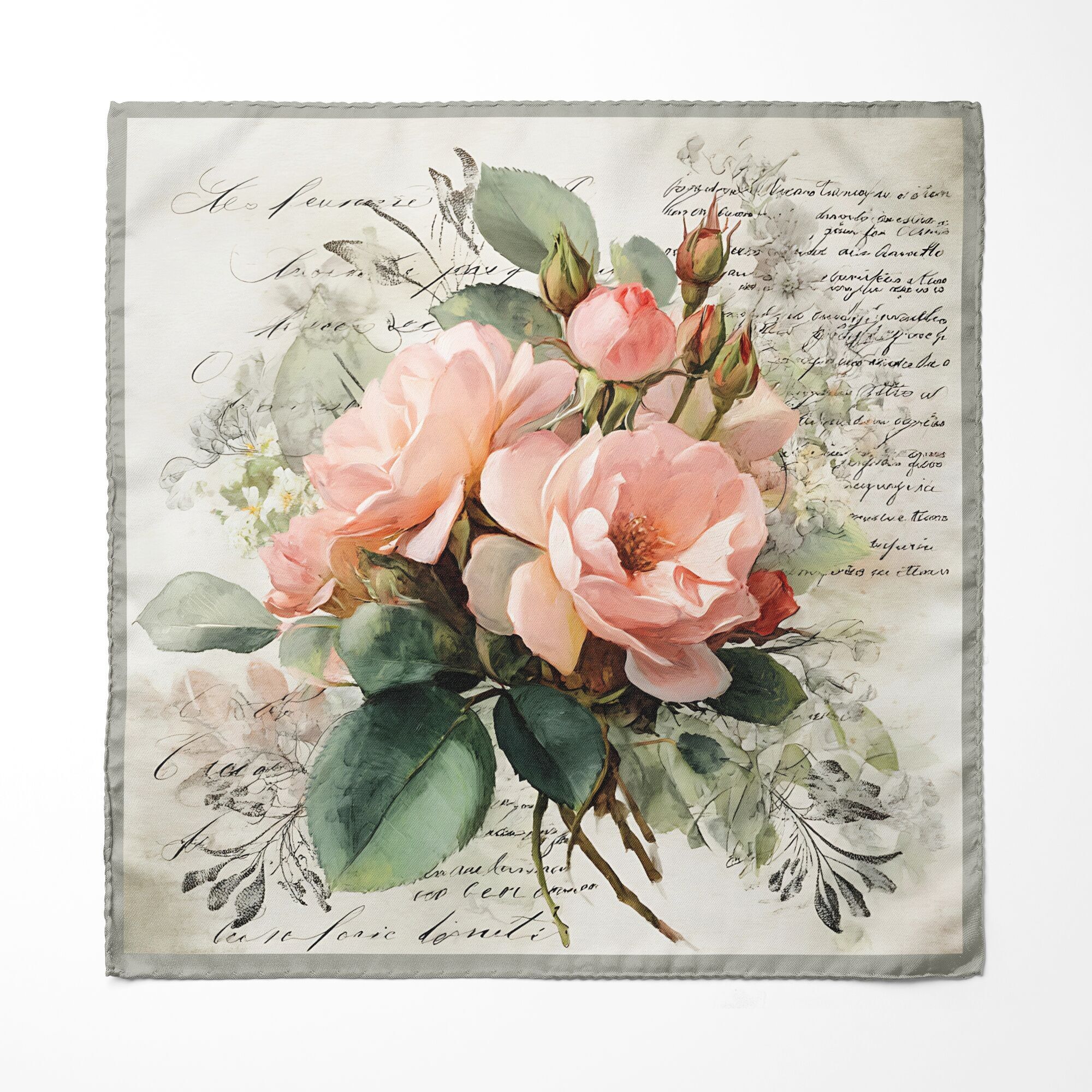 FAZZOLETTO DA TASCHINO IN SETA BLOSSOM