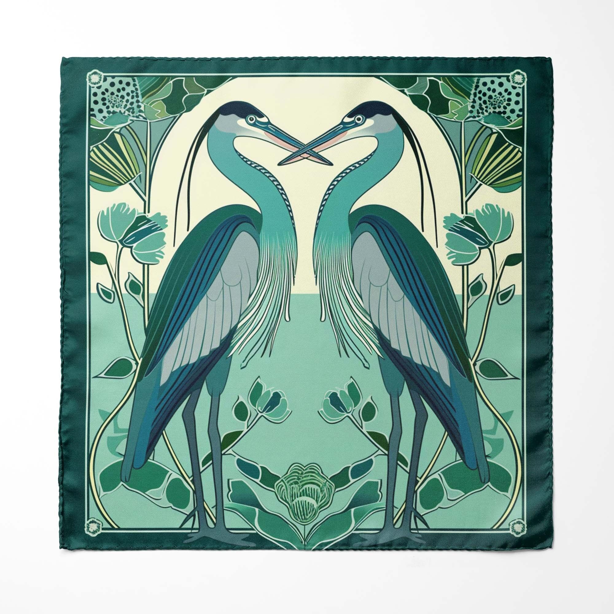 FAZZOLETTO DA TASCHINO IN SETA BABS PEASE