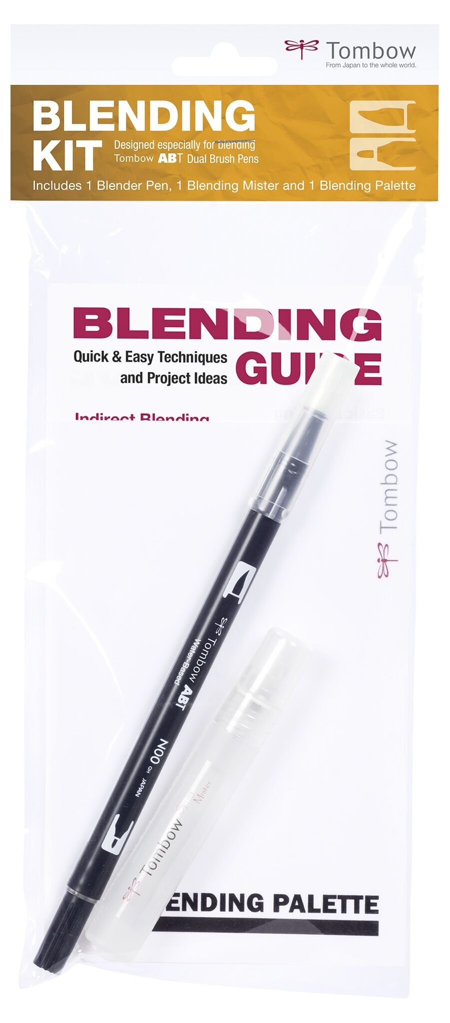 Kit blending contenant 1 feutre ABT-N00,  1 vaporisateur, 1 Palette