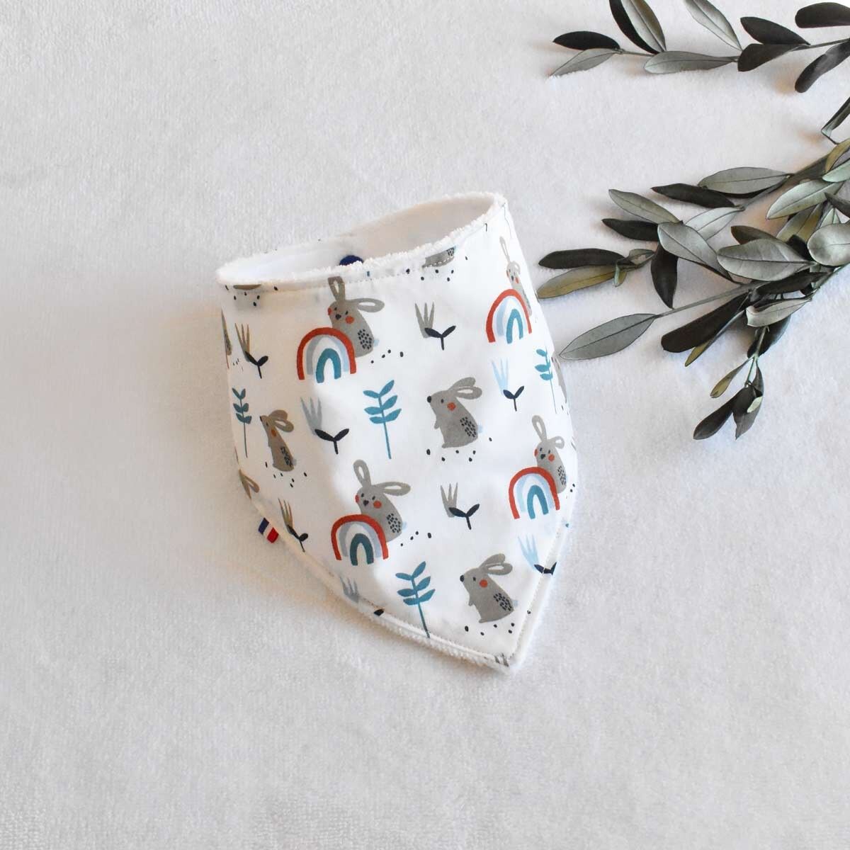 Babero Bandana Báltico - 6-24 meses