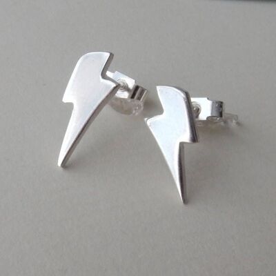 Lightening Bolt Stud Earrings