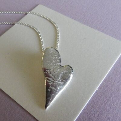 Melting Heart Pendant and Chain