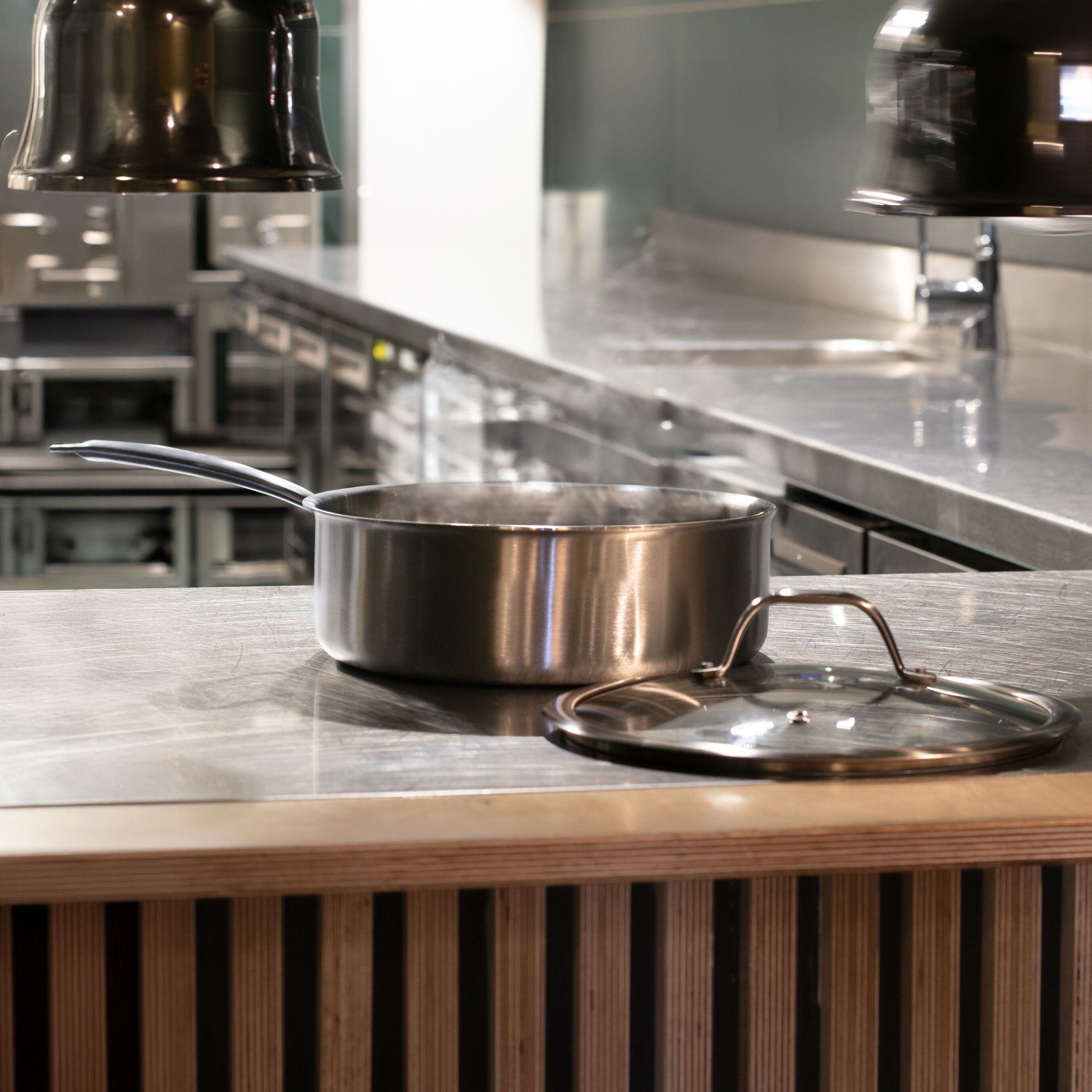 Triply 24cm stainless steel sauté pan - made in France