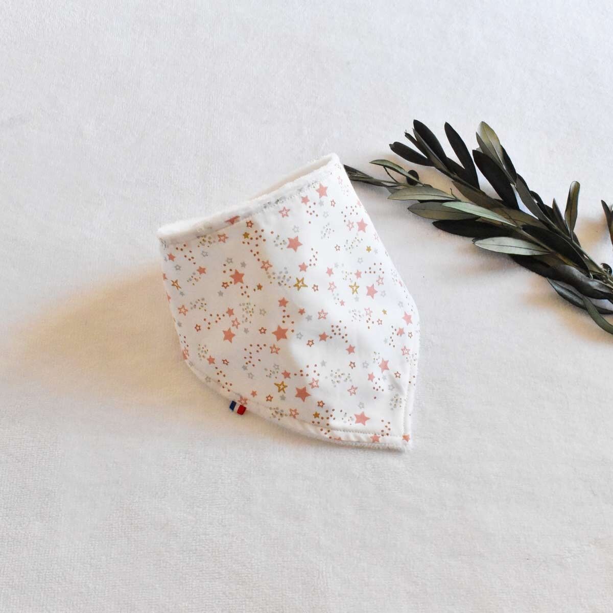 Babero bandana de estrellas - 6-24 meses