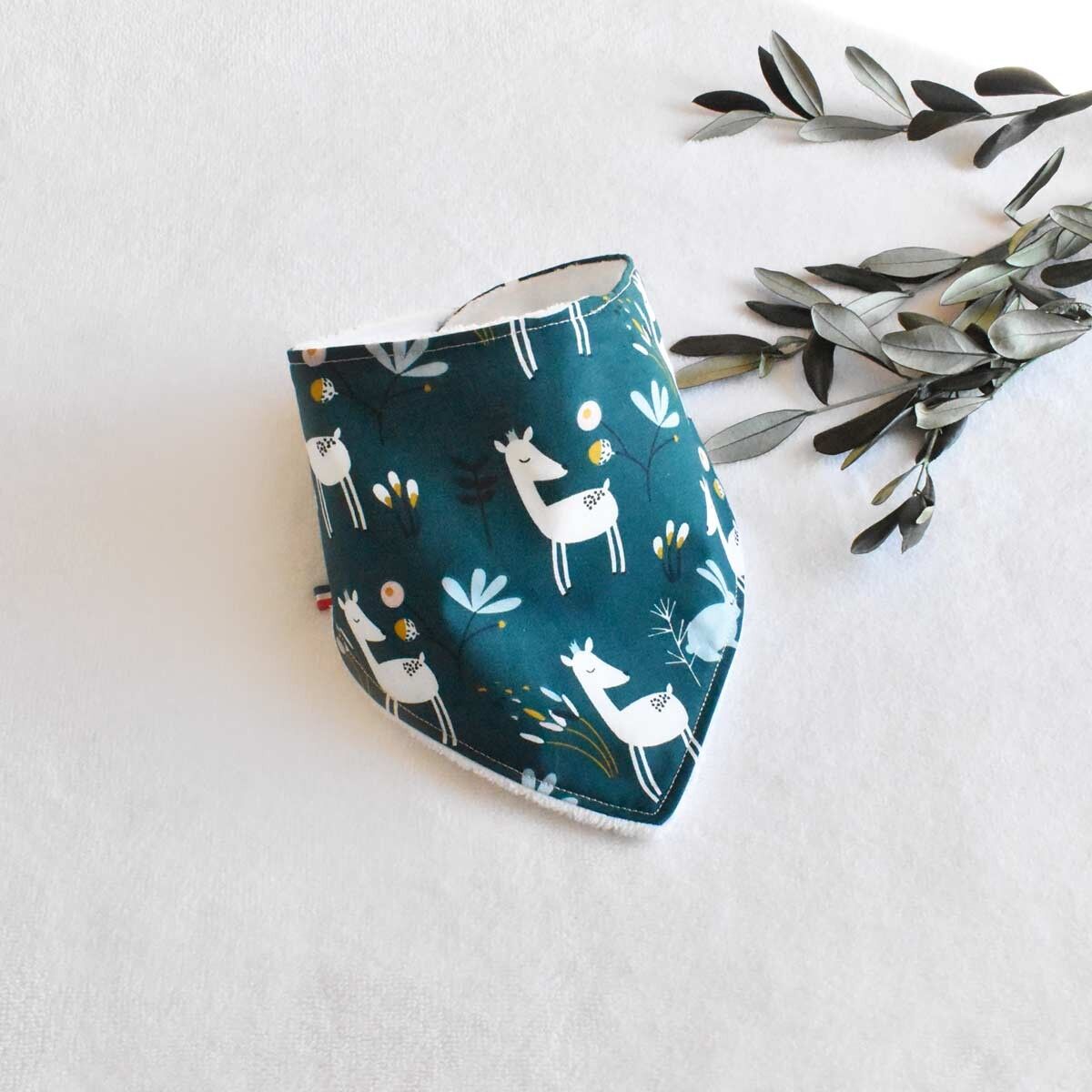 Babero bandana de ciervo - 6-24 meses