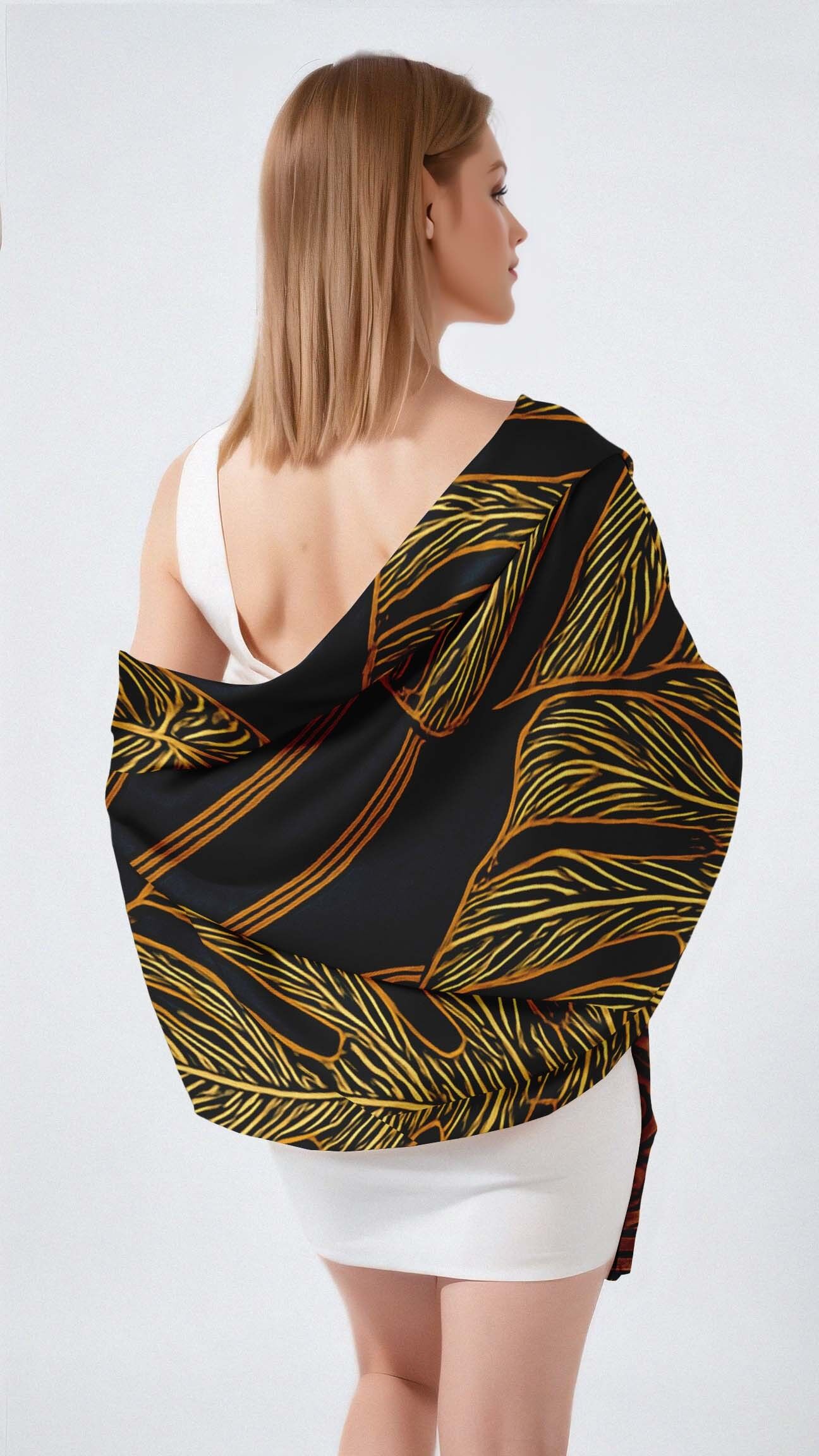 SCIARPA LUNGA DA DONNA IN SETA LONTAR