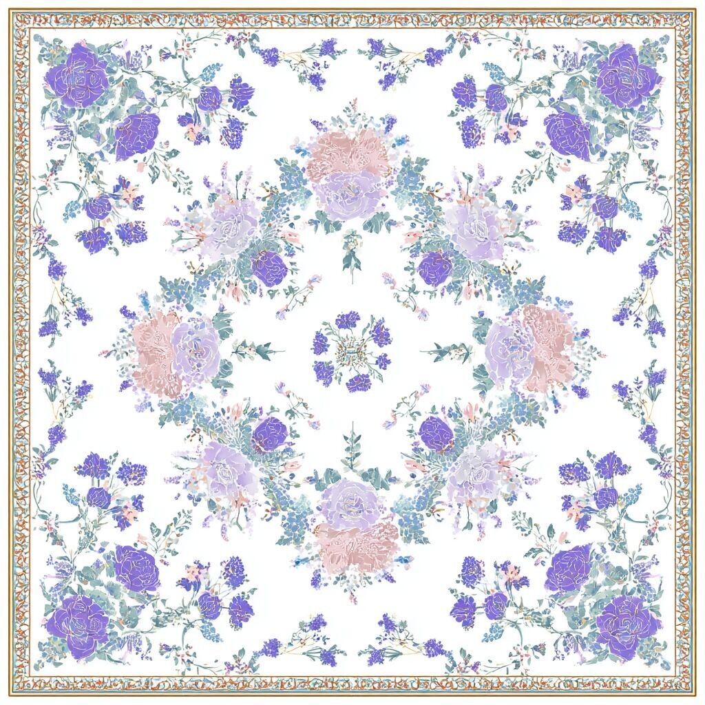 SCIARPA LUNGA DA DONNA IN SETA BLOSSARIA