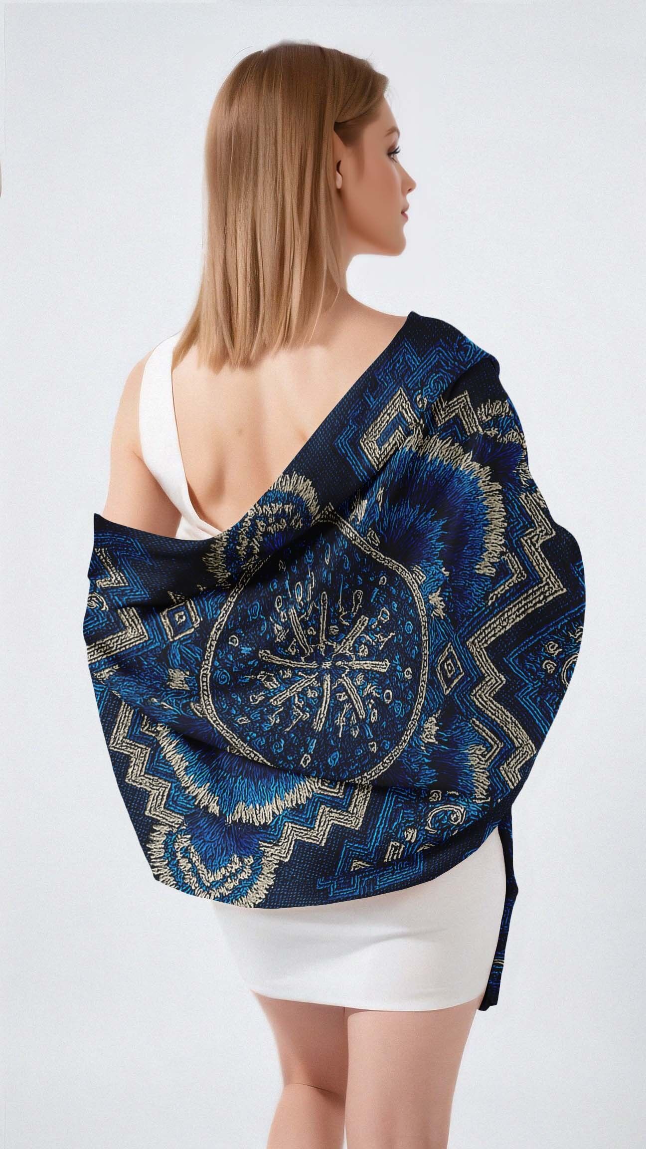 SCIARPA LUNGA DA DONNA IN SETA ALEX ART