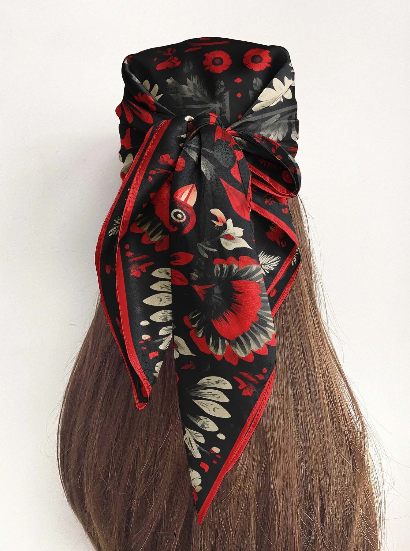 FOLKLORA FOULARD IN SETA