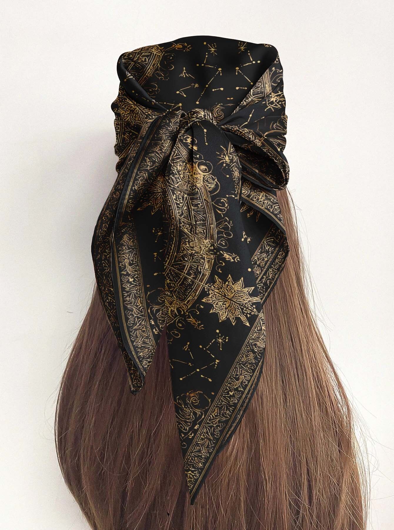 SCIARPA IN SETA CELESTIA