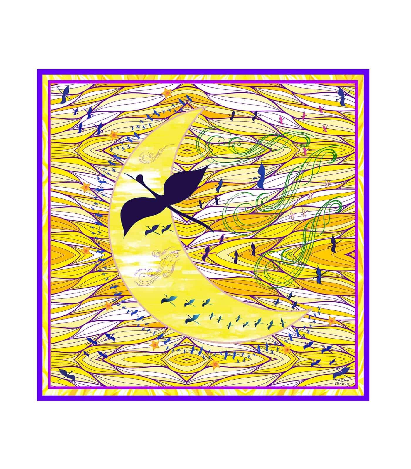 Bufanda de cuello de vuelo lunar