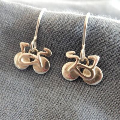 Bicycle Drop Earrings