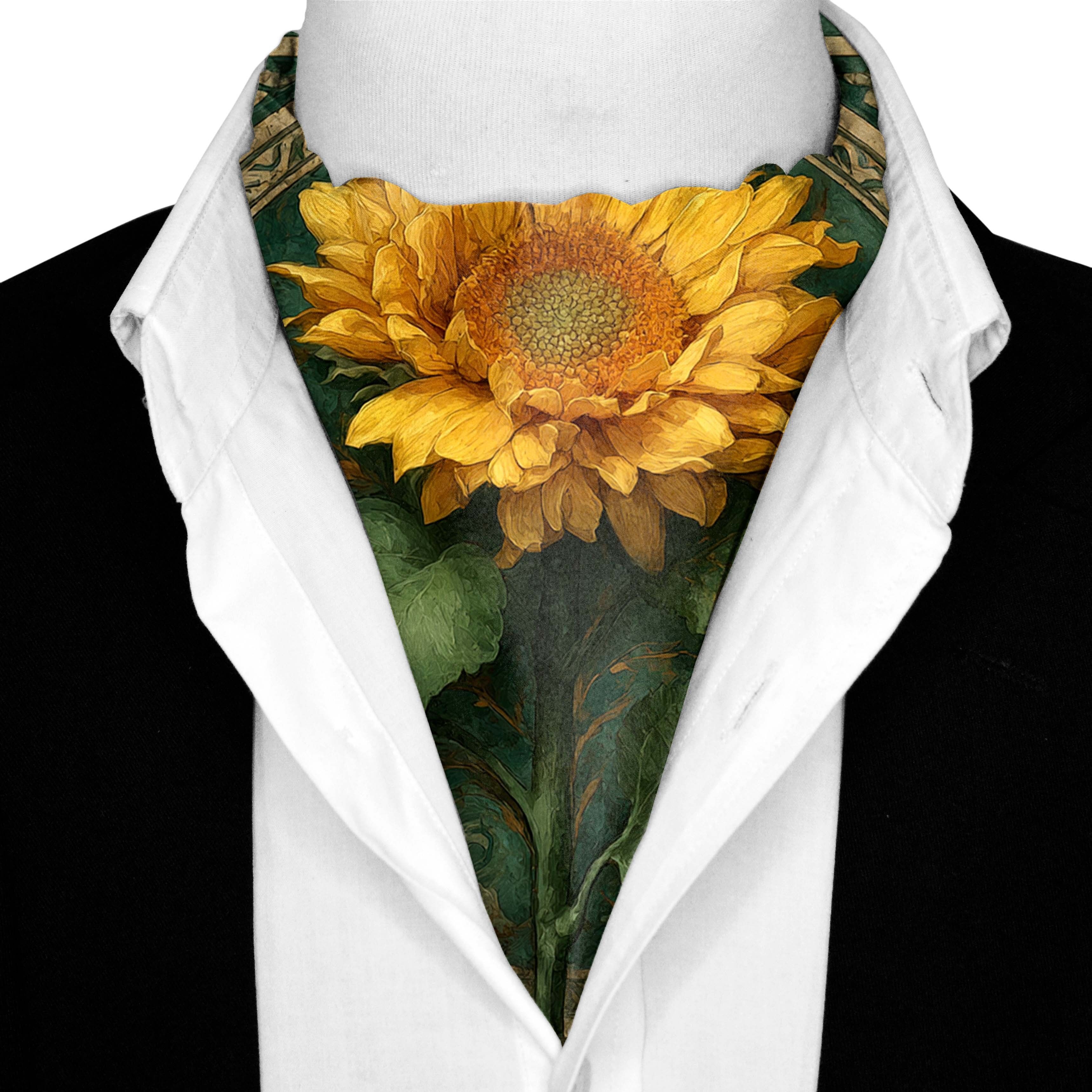 SOLEIL SILK ASCOT - COLLEZIONE PREMIUM