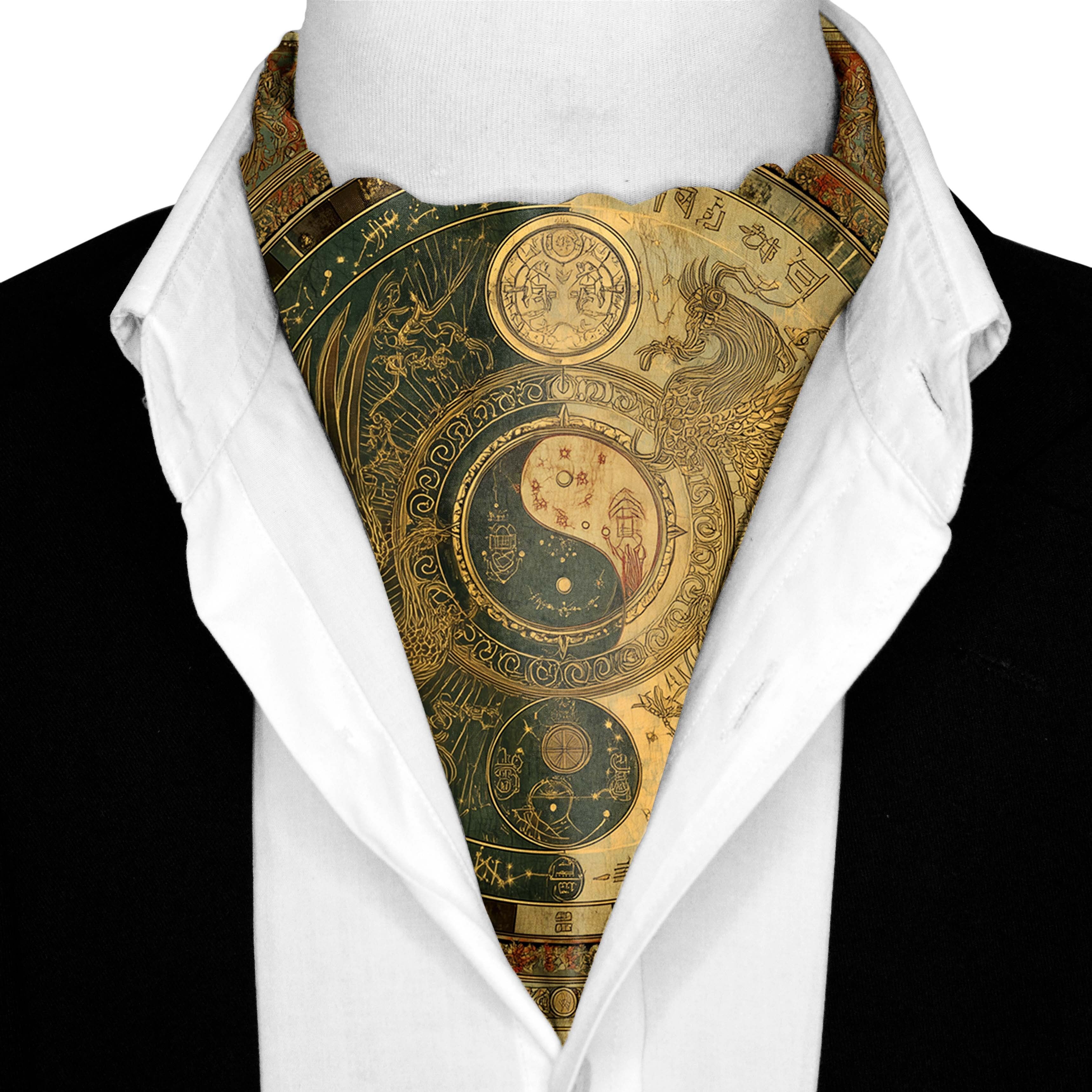 ASCOT IN SETA CELESTARA - COLLEZIONE PREMIUM