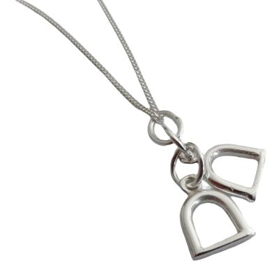 Equestrian Stirrup Charm Necklace