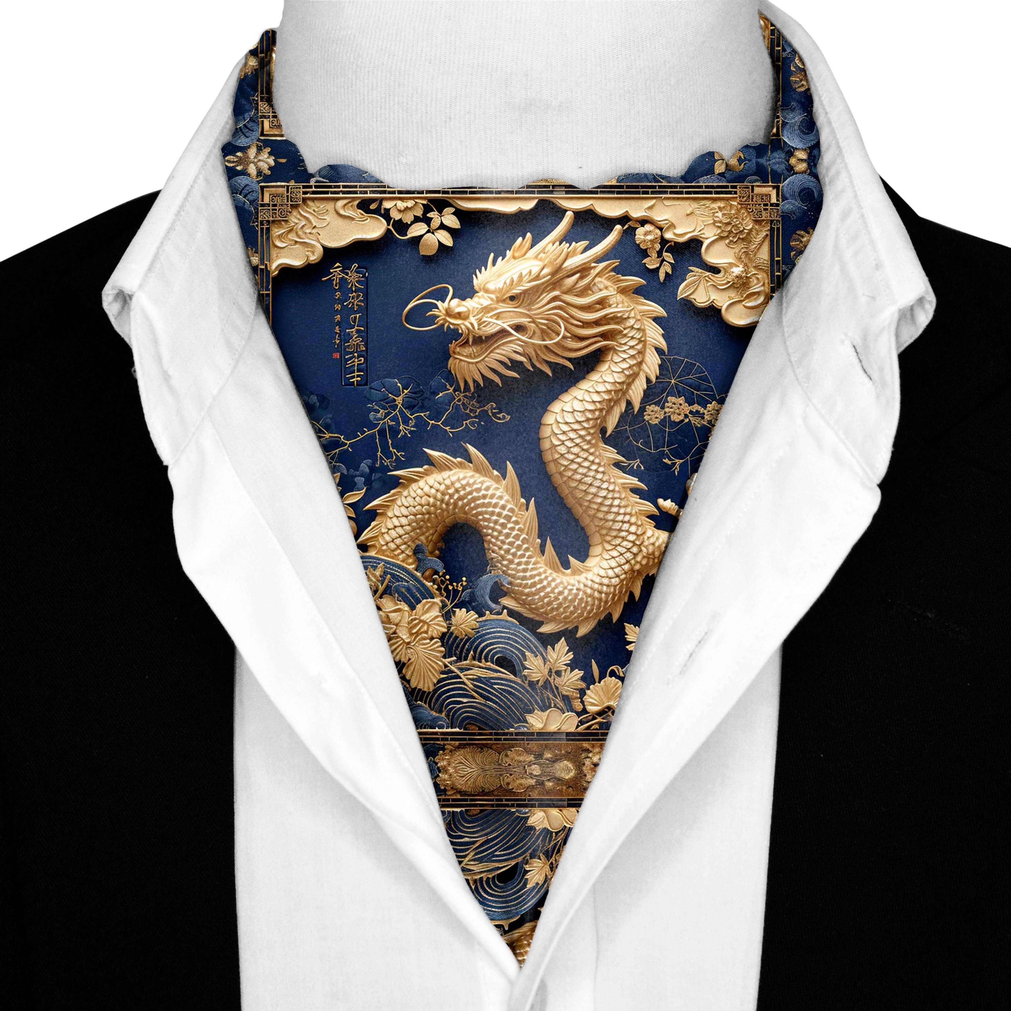 GOLD DRAGON SEIDENASCOT PREMIUM KOLLEKTION