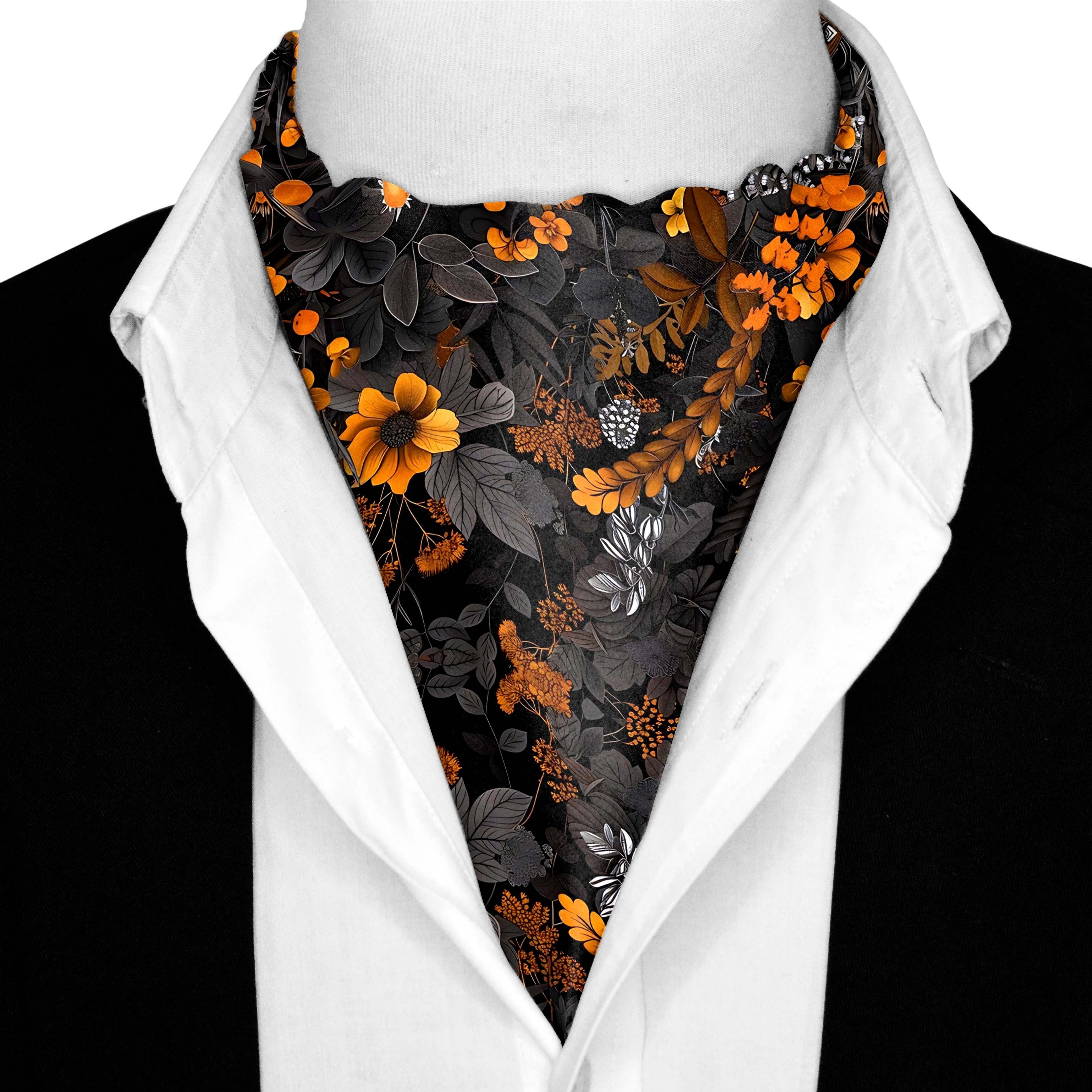 HALLOWEEN-BAUM-SEIDENASCOT PREMIUM-KOLLEKTION