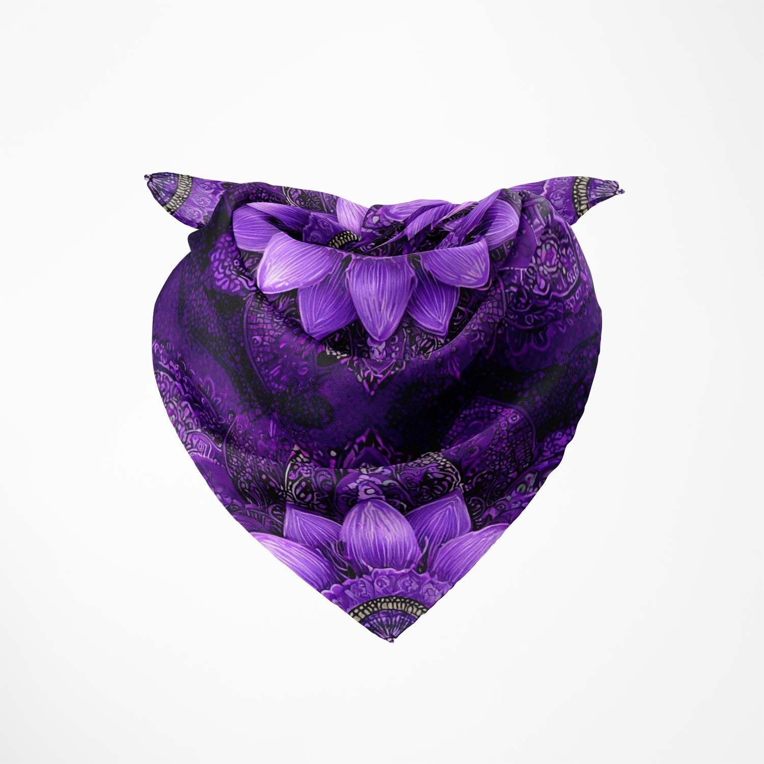 PAÑUELO DE SEDA DE CABALLO LAVENDARA