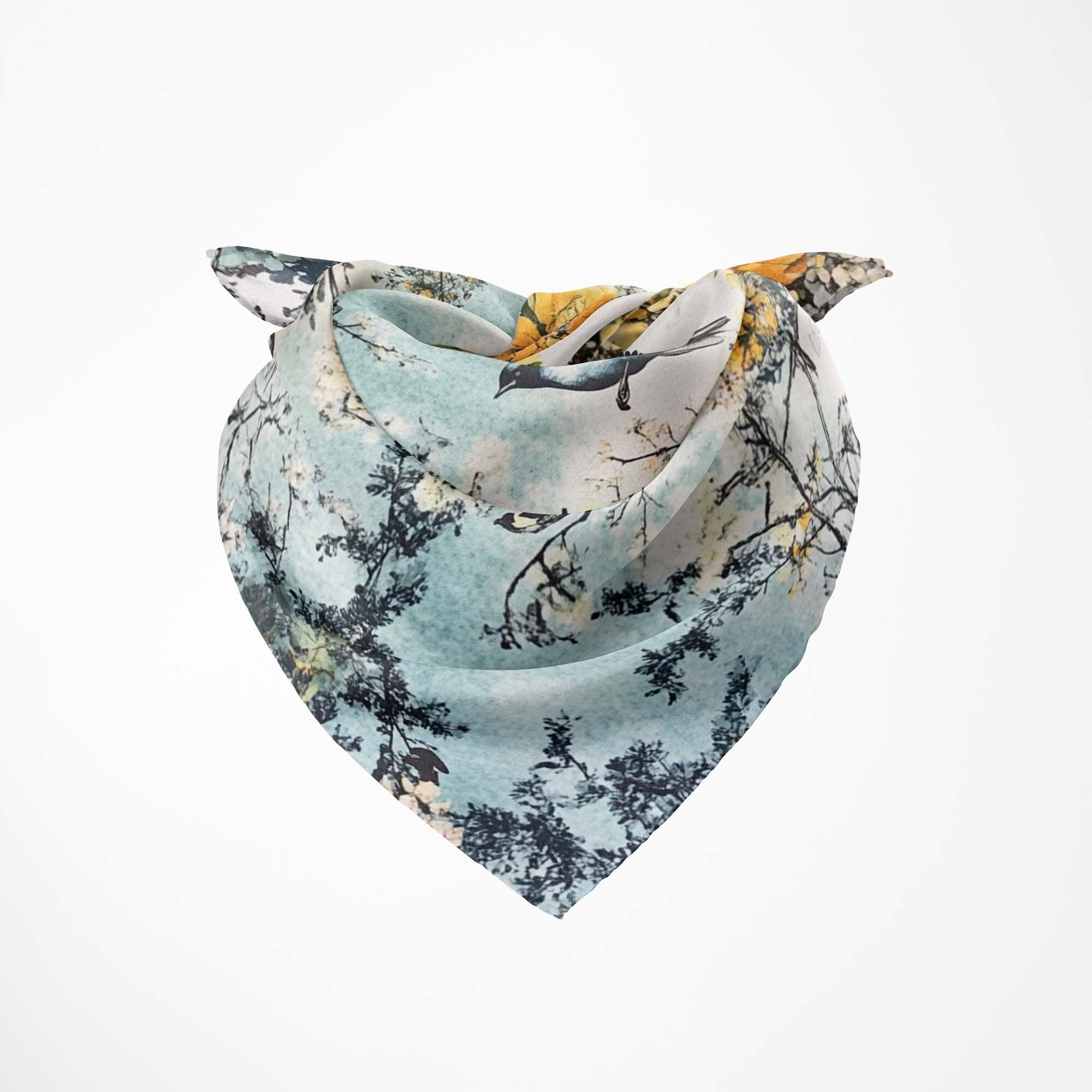 PAÑUELO DE SEDA SUSURROS DE PRIMAVERA