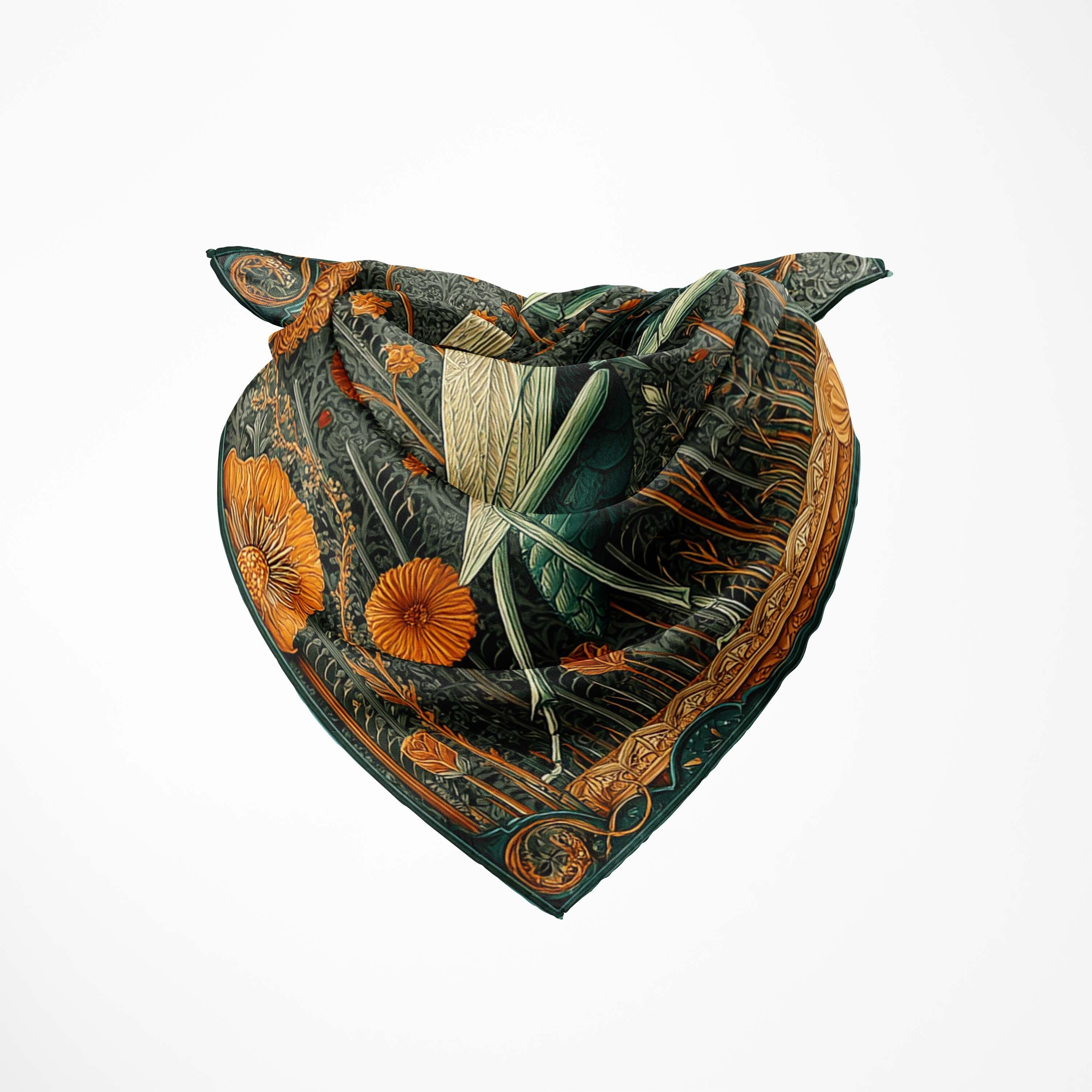 PAÑUELO DE SEDA SERENATA MANTIS