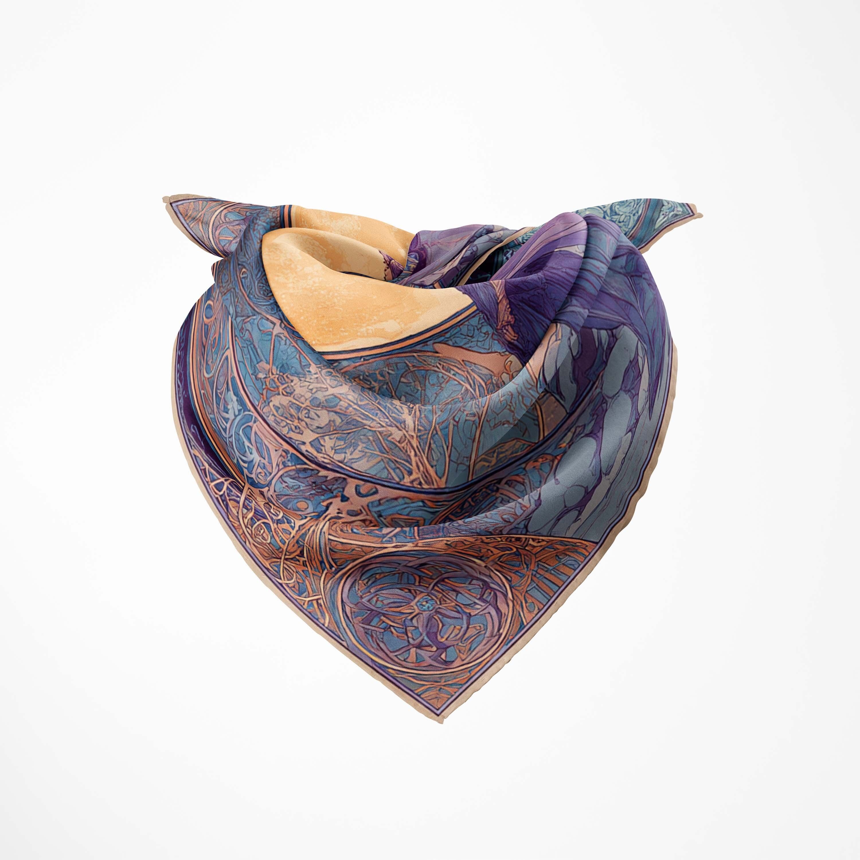 PAÑUELO DE SEDA SOLSTICIO