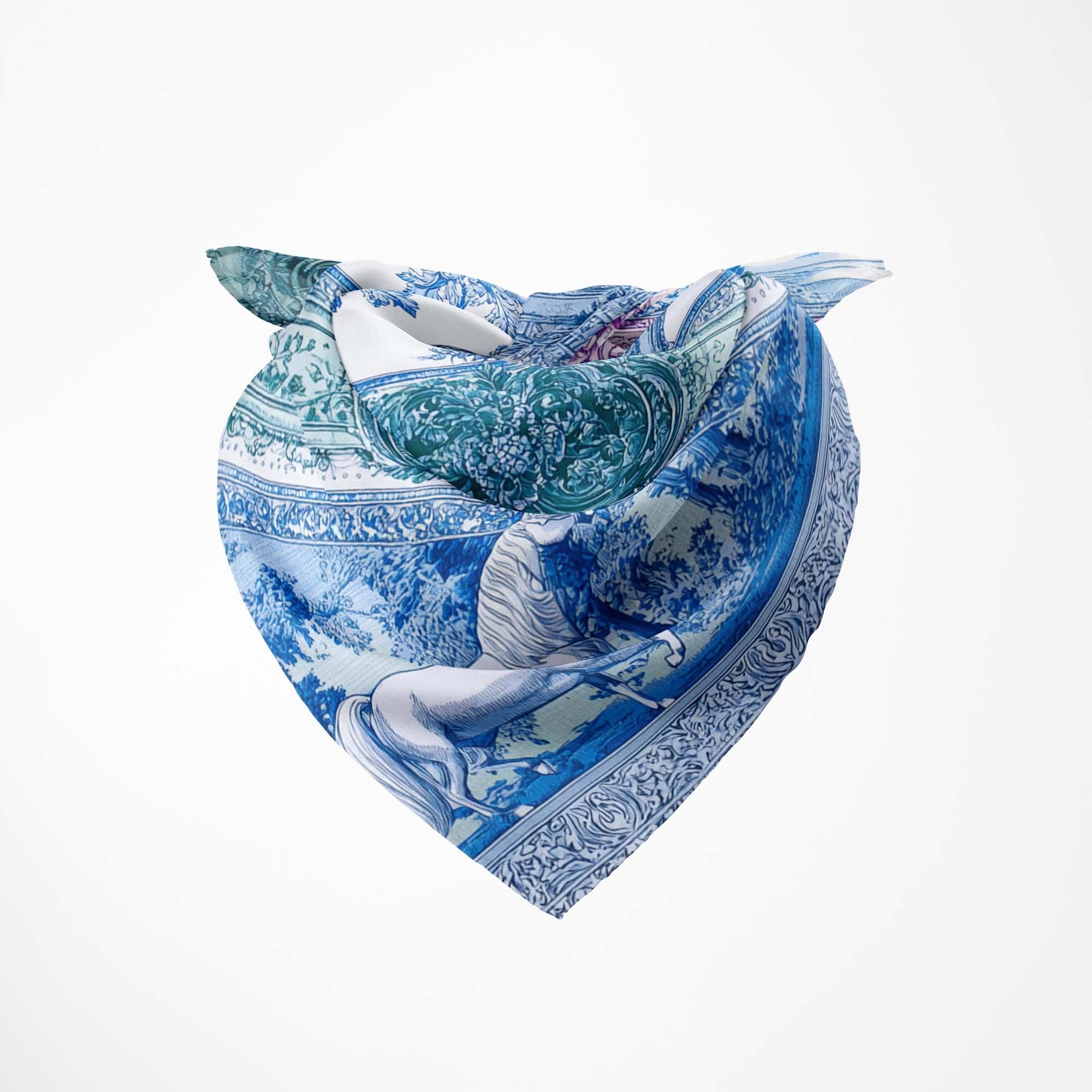 SEIDENBANDANA „REGAL ETCHINGS“