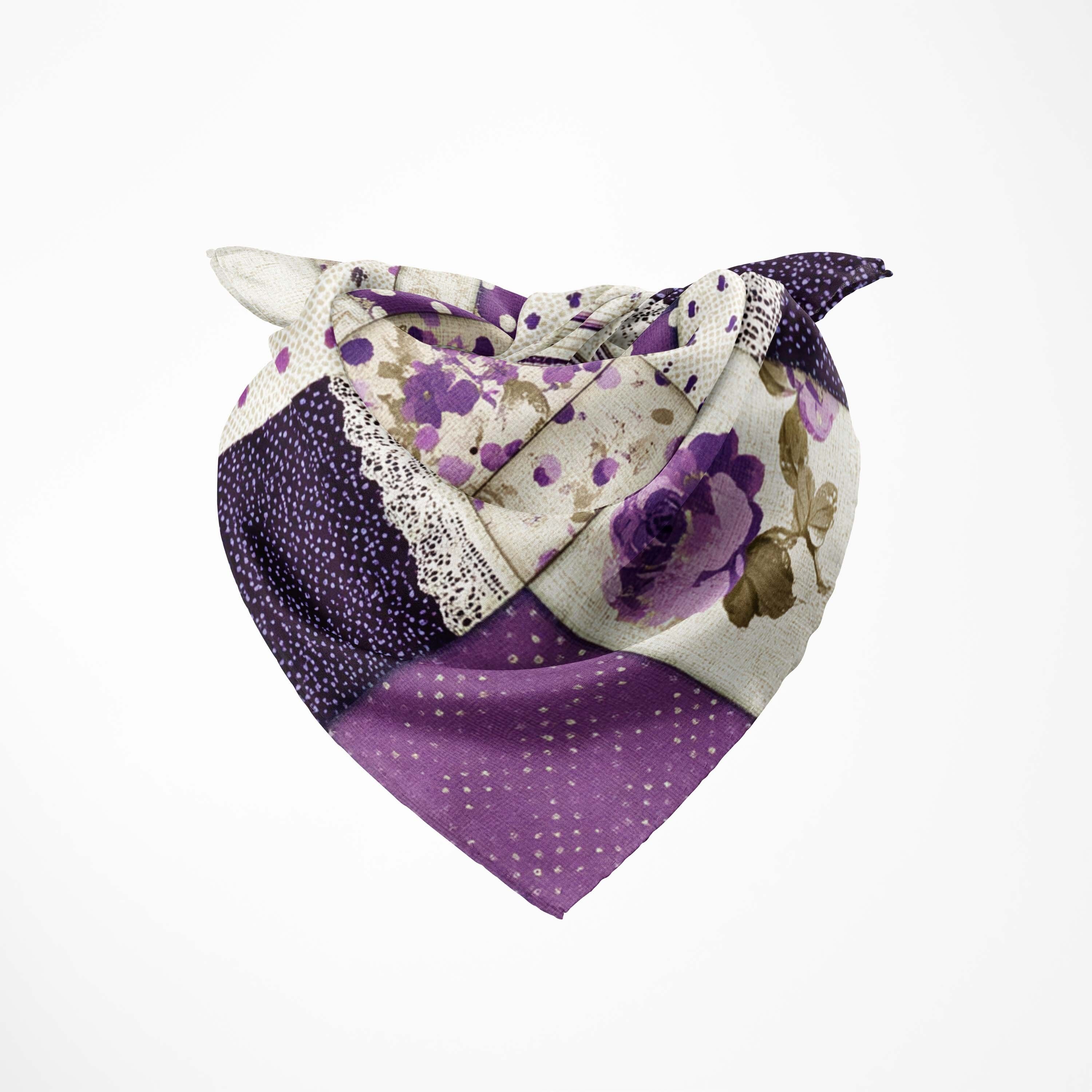 LAVANDA-SEIDENBANDANA