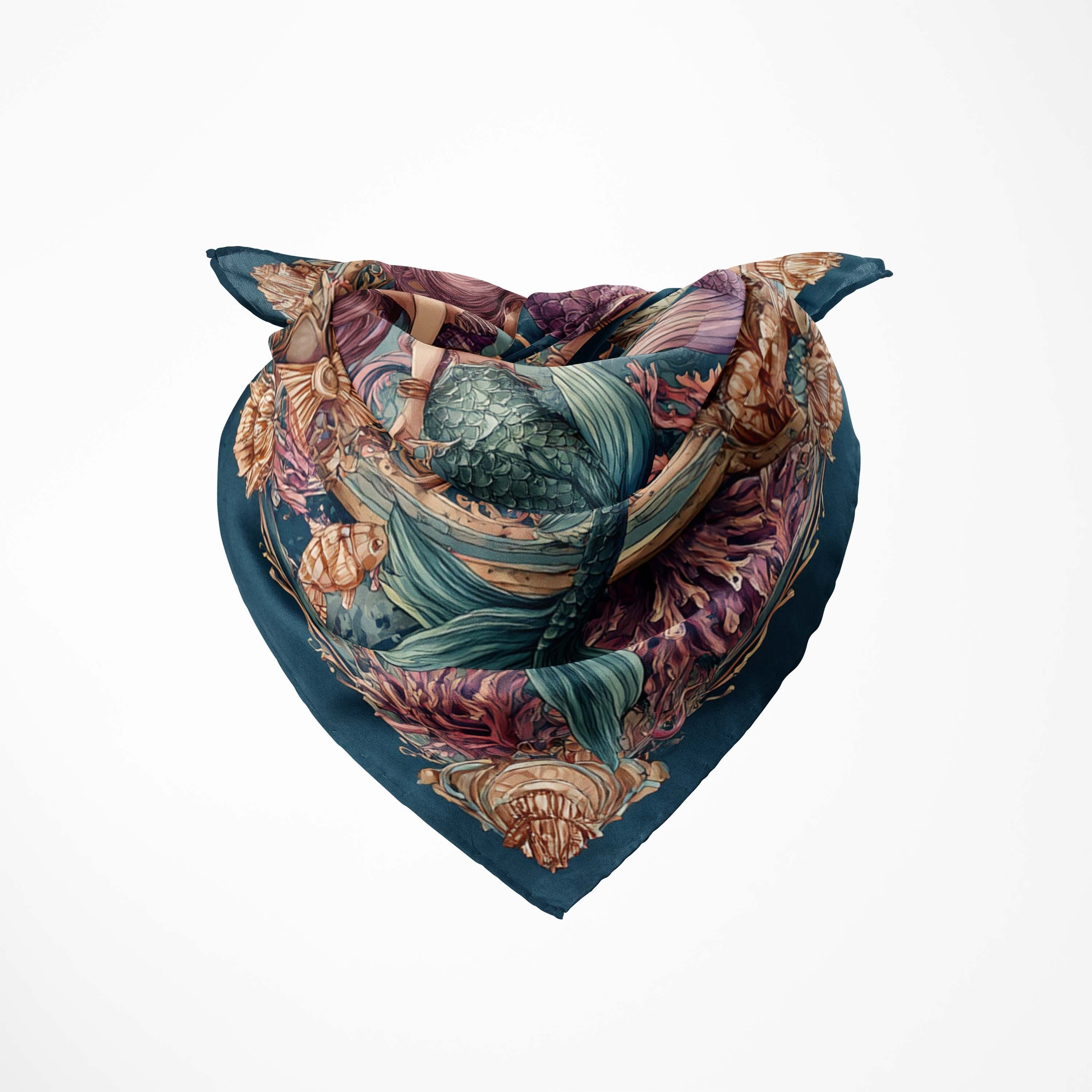 Jugendstil-Seidenbandana